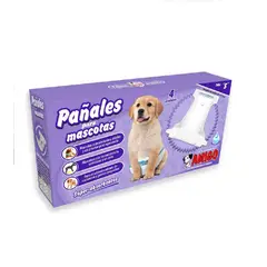 OTTOWARE - Pañales para Mascotas Súper Absorbente Talla M