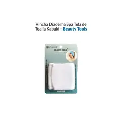 BEAUTY TOOLS - Vincha Diadema Spa Tela de Toalla Kabuki