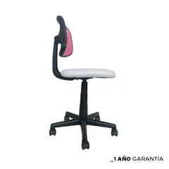 ZIYAZ - Silla York Rosado - Asiento Blanco