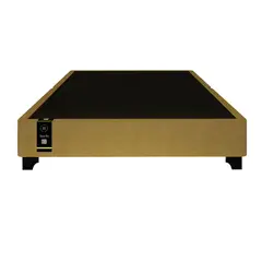 BARAKA HOME - Base De Cama Luton Queen Americano 153 x 203 2 Piezas - Beige Oscuro