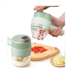 OTTOWARE - Cortador Eléctrico de Verduras 4 en 1