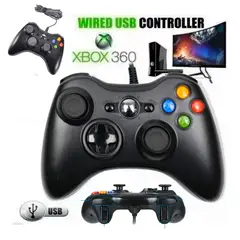 GENERICO - Mando Xbox 360 Control para Consola PC con Windows - Negro