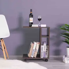 VENTITAS HOME - Mesa Escritorio Charlotte Ventitas Perú con Ruedas Bellota