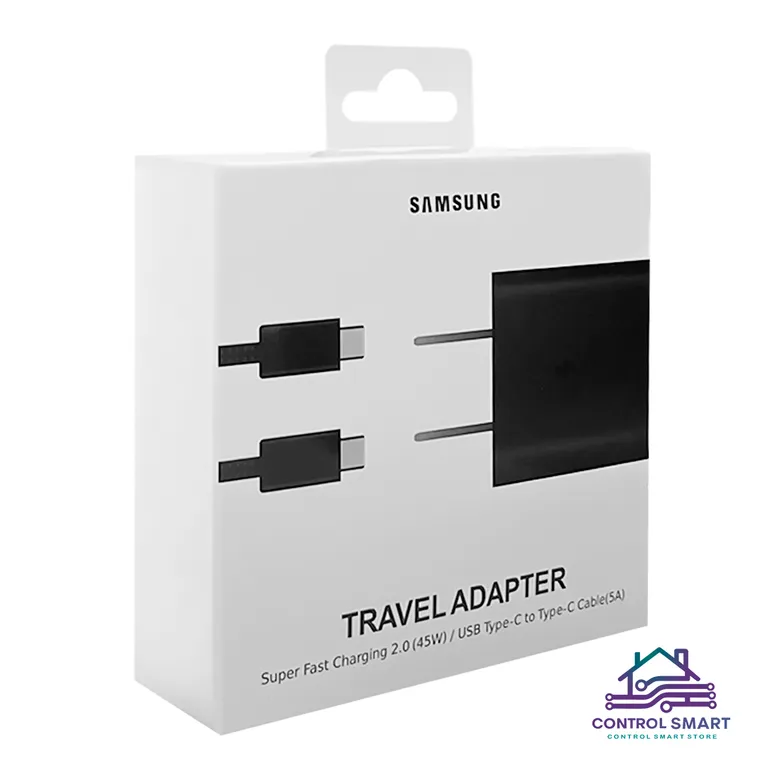 Cargador 45w super fast charging usb-c galaxy s22 s21 not20