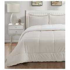 TEFI HOME - Edredón Sherpa Hueso 1.5 PLAZA