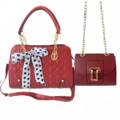 GENERICO - Carteras set de 2 Goldie Set de Hombro con Cadena Cierre Broche