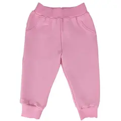 GENERICO - Pantalon Bebe jogger - French Terry - Rosado