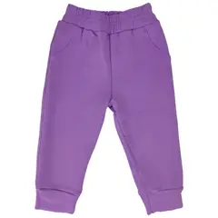 GENERICO - Pantalon Bebe jogger - French Terry - Lila
