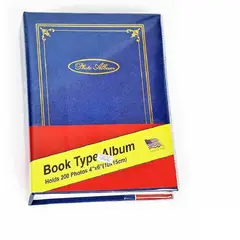 GENERICO - Álbum de Fotografías para 200 Fotos Color Azul