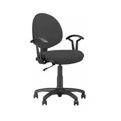 ZIYAZ - Silla De Oficina Ergonómica Nowy Styl Smart Tapiz Negro