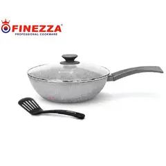 FINEZZA - Sarten con tapa para Induccion 26 cm con Espátula