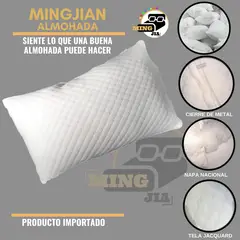 MINGDA - Almohada SUAVE - ORIGINAL MINGJIA 100 % ALGODON