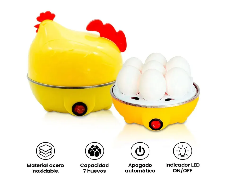 Hervidor de Huevos en Forma de Gallina