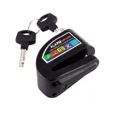 GENERICO - CANDADO DE MOTO CON ALARMA POTENTE