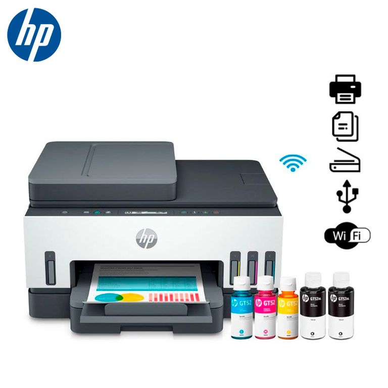 Impresora Multifuncional Smart Tank 750 (6UU47A)