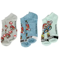 BIOWORLD - Pack x 3 Medias Mario Bros Retro