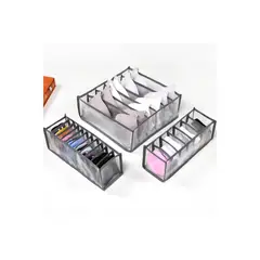 GENERICO - PerfectOrganizer- Set de 3 Organizadores de Ropa Interior Brasiers Medias & Más