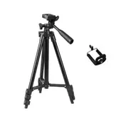 GENERICO - Trípode Negro 1.02 MT + Soporte Celular.