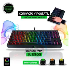RAZER - Teclado Blackwidow Tournament Edition Chroma V2