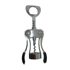 GENERICO - Sacacorcho Destapador Brazos De Acero Reforzado Manual