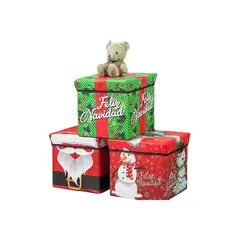 GENERICO - Canasta navideña caja navideña para toda la familia