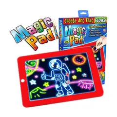 GENERICO - Pizarra Mágica con Luz para Niños lapiz