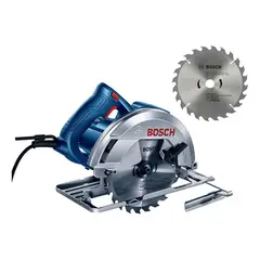 BOSCH - Sierra Circular 7 1/4" (184 mm) 1500W con 2 Discos GKS 150
