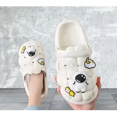 GENERICO - Sandalias tipo Crocs Astronauta Niño Niña Unisex Tallas Blanco