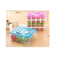 OEM - Organizador de huevos porta huevos 32 unidades apilable portatil