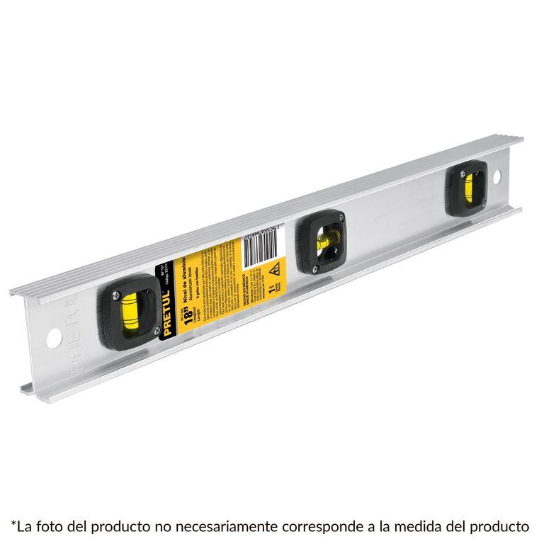 Nivel de Aluminio 14" 22456 - Gris