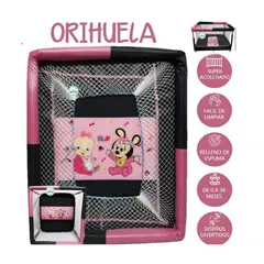 GENERICO - Corral para bebe lona acolchado ORIHUELA NIÑA