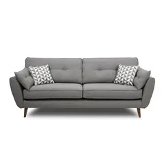 ALTO HOGAR - Sofá Altina 3 Cuerpos Gris