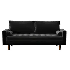 ALTO HOGAR - Sofá Pierre 3 Cuerpos Negro