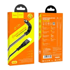 HOCO - Cable USB a Micro USB V8 12m U105 Trenzado Negro De Calidad