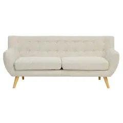 ALTO HOGAR - Sofá Vintage Asia 3 Cuerpos Beige