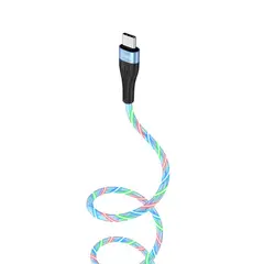 HOCO - Cable USB a Tipo C 1m U85 Azul De Alta Calidad y Durabilidad