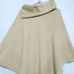 GENERICO - Poncho Polar para Mujer - Cuello Volcado