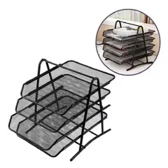 OTTOWARE - Bandeja Metálica Archivadora de 4 Niveles