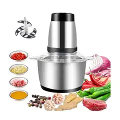 GENERICO - Picatodo Moledor de Carne Electrico Multiuso Acero Cocina