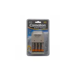 CAMELION - Cargador de pilas Recargables AA y AAA + 4 Pilas AA 2200mah