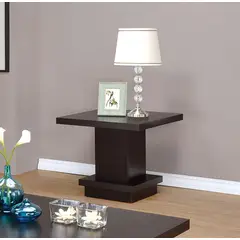 VILLA HOGAR - Mesa lateral Alexa color wengue