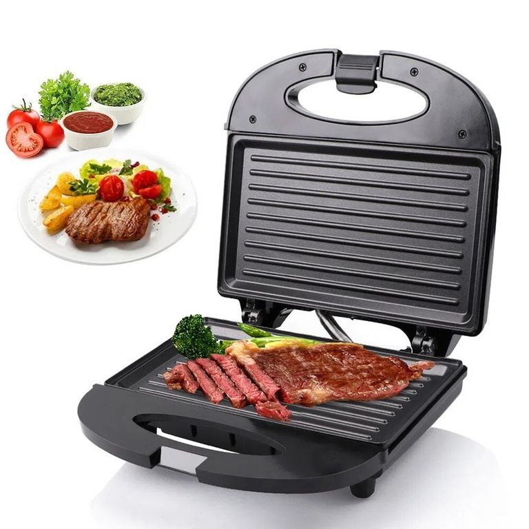Grill Electrico Parrillero Portatil Antiadherente