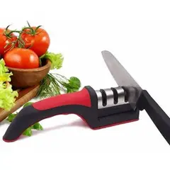 ITELSISTEM - Afilador De cuchillo Manual Cocina Portatil