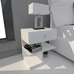 VENTITAS HOME - Velador Gales Color Blanco