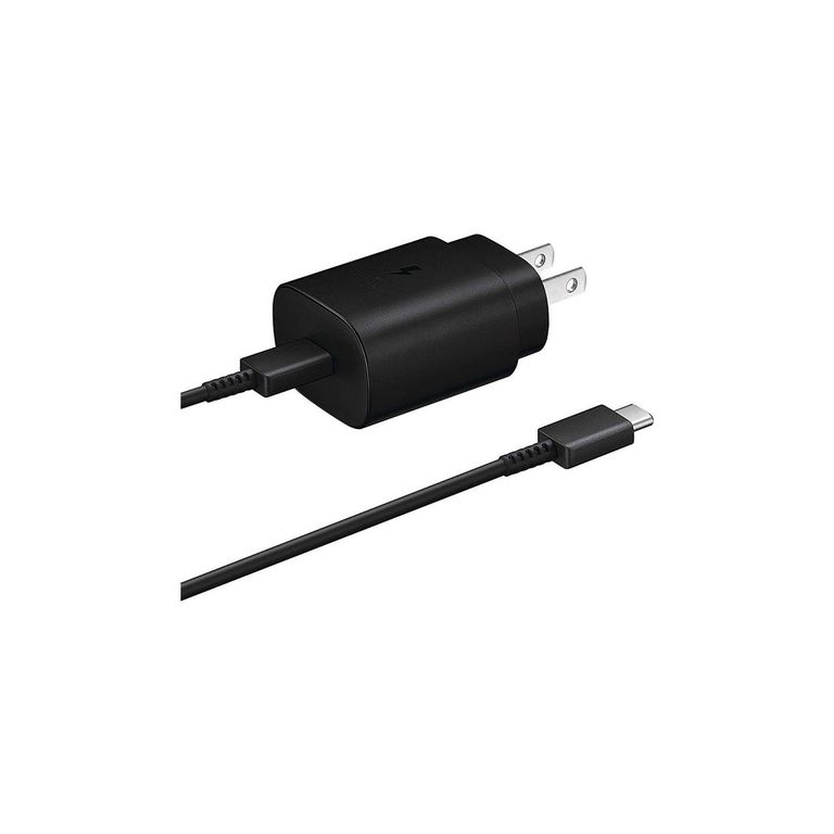 CARGADOR 25W USB TIPO C a C Negro-CAJA