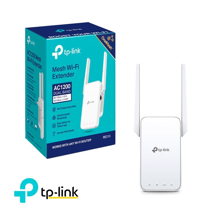 TP-Link RE315 Mesh Extensor Doble Banda 5 GHz 2,4 GHz AC1200