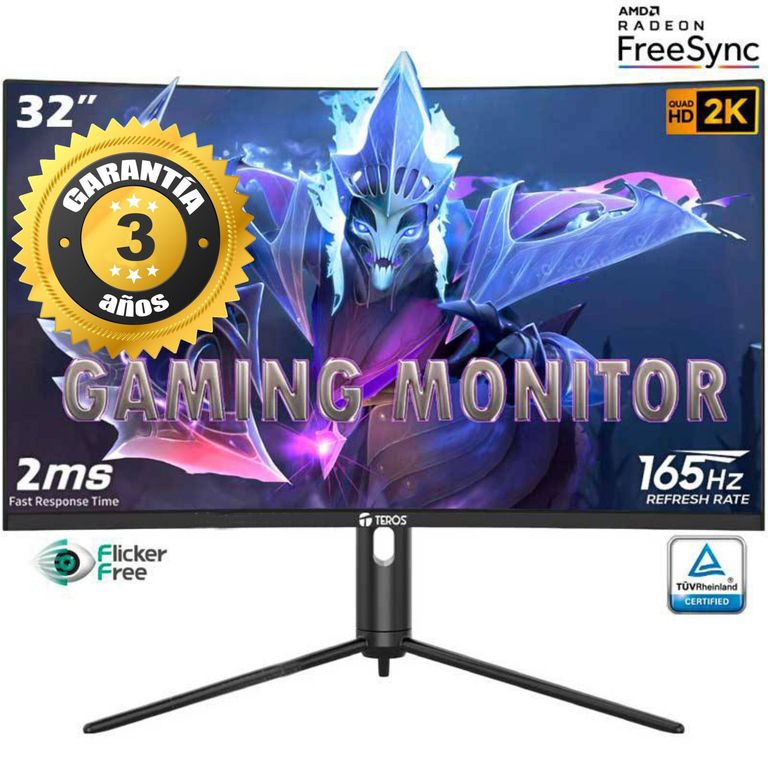 Monitor GAMING TE-4010N 32 Curvo QHD 165hz 2ms DISPLAYPORT 2HDMI