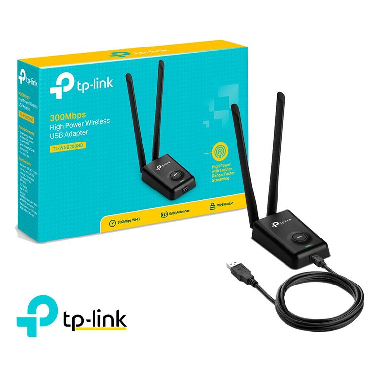TP-Link Adaptador Usb Inalámbrico TL-WN8200ND 300Mbps