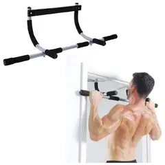 ALPHA GYM - Barra de dominadas para puerta entrenamiento en casa