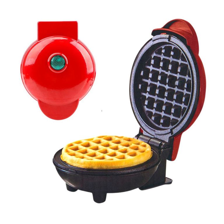 Mini Wafflera Eléctrica Antiadherente - Circular